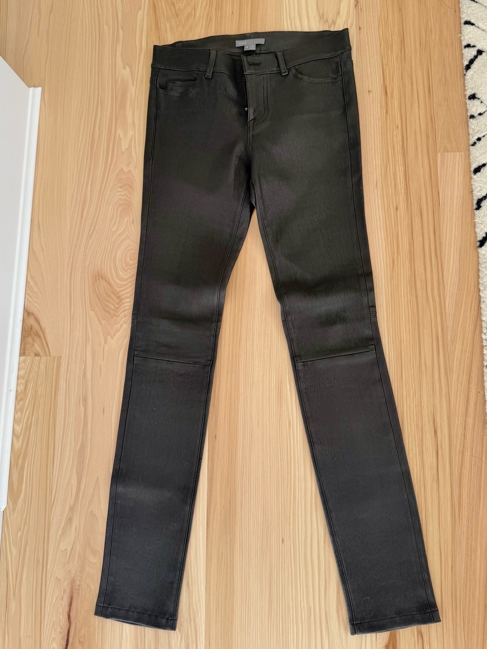 Vince Women’s Black Leather Pants